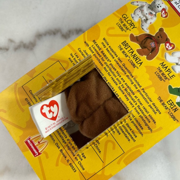 Ty Teenie Beanie Baby “Britannia” 1999 in Original Packaging | Rare Collectible - Picture 6 of 7